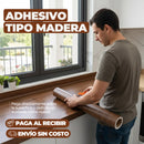 Paga 5 Lleva 10 metros de Adhesivo tipo madera + Envío gratis!🔥