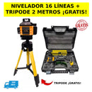 NIVEL LÁSER 16 LÍNEAS 360°+ ¡TRIPODE GRATIS!😱🎁